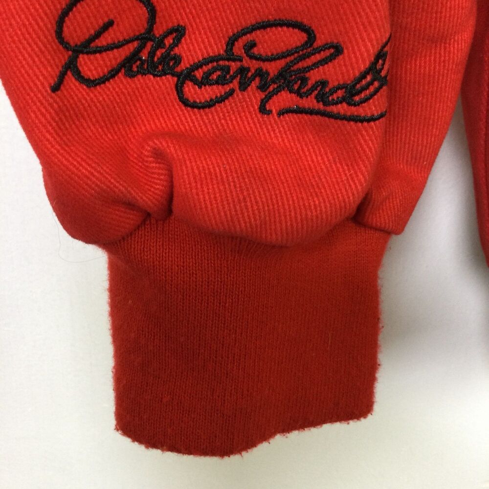 Chase Authentics Mens Budweiser Nascar Racing Jacket Embroidered Red Size XL - Picture 9 of 16
